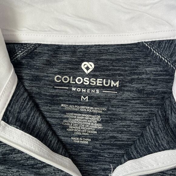 BYU Brigham Young Quarter Zip Pullover Long Sleeves Navy Blue Womens Size Medium - Picture 6 of 8